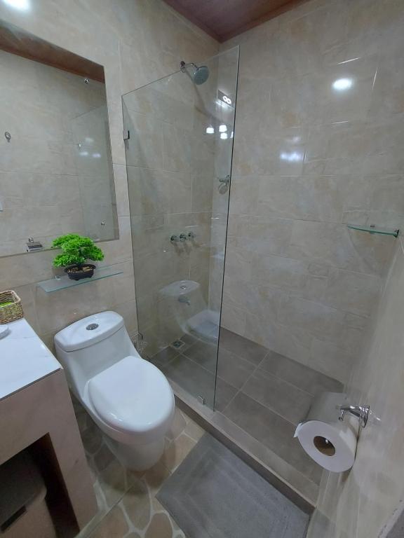 Koupelna v ubytování Mi Casa Su Casa Monteverde