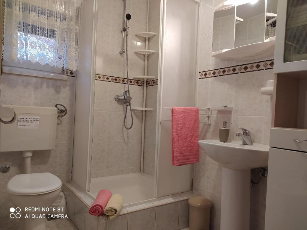 Kúpeľňa v ubytovaní Charming Apartment in Vinisce with Jetty