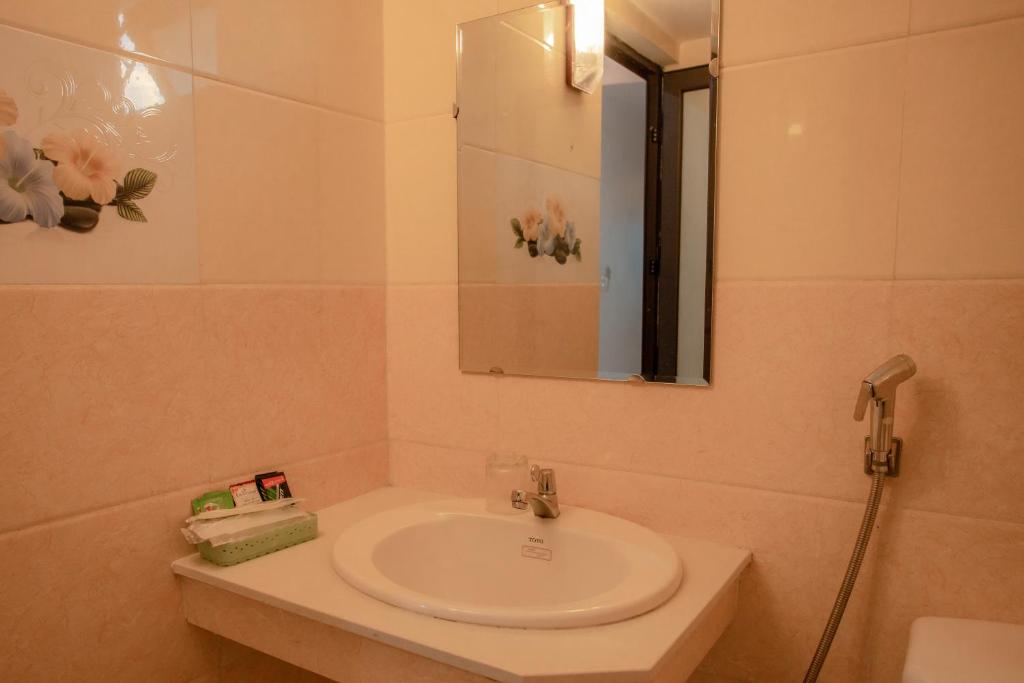 Koupelna v ubytování KHÁNH GIA HOTEL