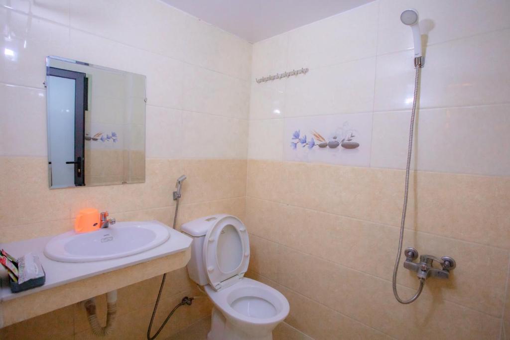Koupelna v ubytování KHÁNH GIA HOTEL