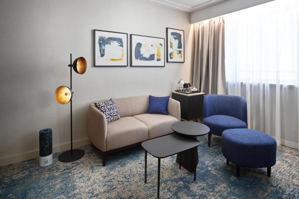 Posezení v ubytování Hotel International by Maistra City Vibes