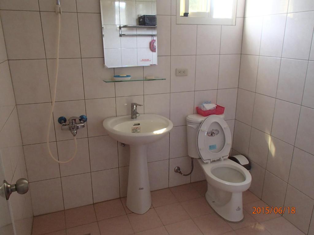 Koupelna v ubytování 成功民宿 KM Bed and Breakfast