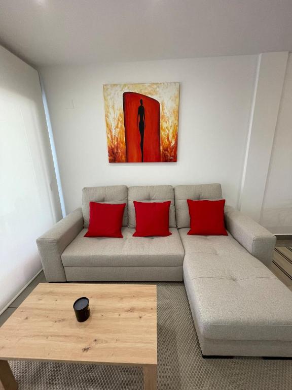 A seating area at Valentino Golf II Villamartin
