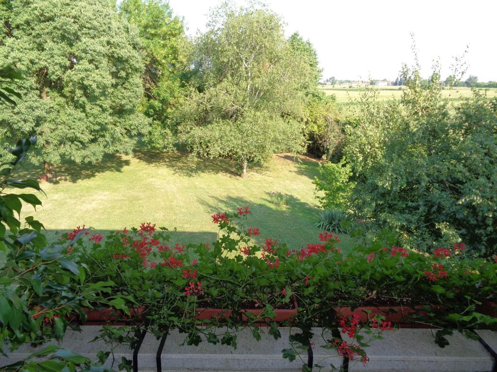 A garden outside B&B Casa Perini