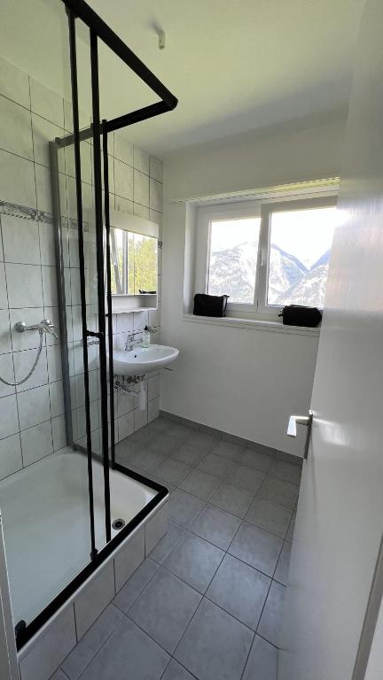 Koupelna v ubytování Appartement Alpenperle