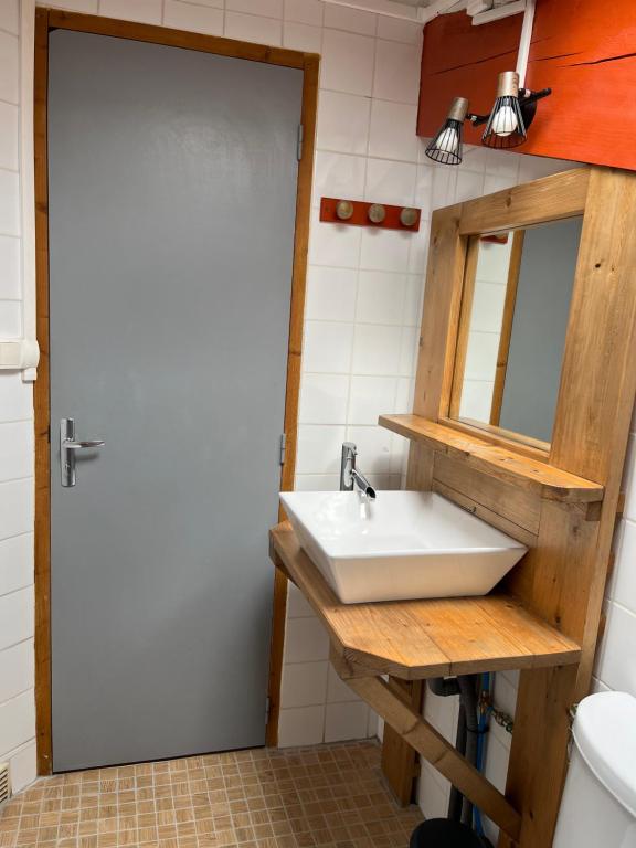 Koupelna v ubytování Chambres d'hôtes Gîte Saint Roch