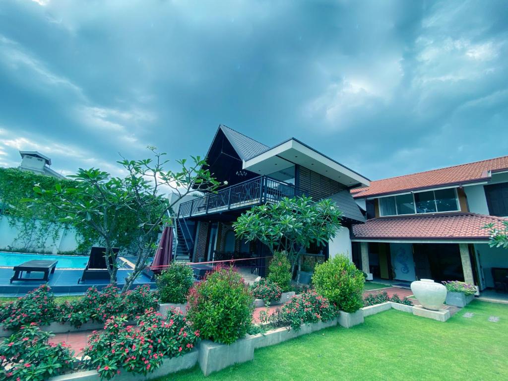 Zahrada ubytování New Sea Villa