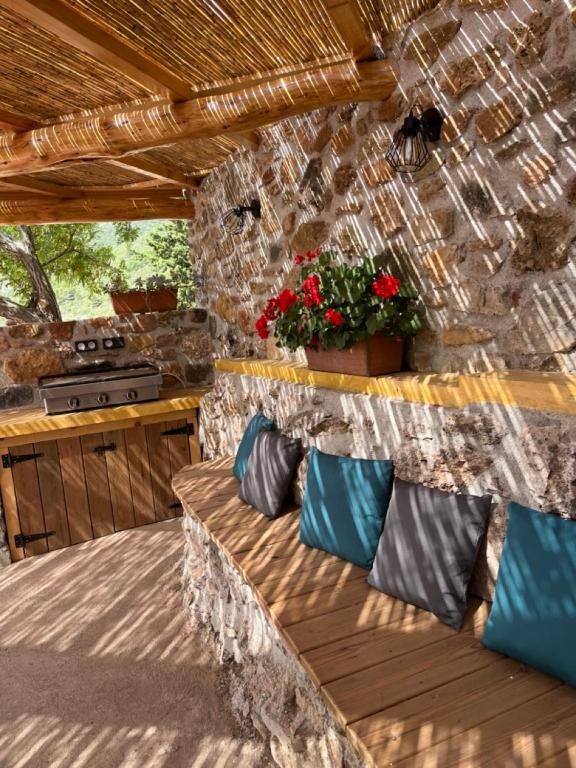 Posezení v ubytování Chambres d'hôtes Gîte Saint Roch