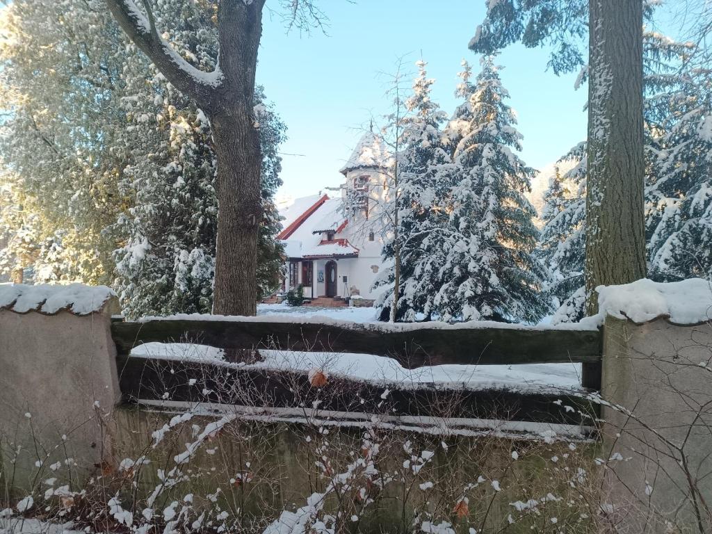 Pensjonat Wiking v zimě