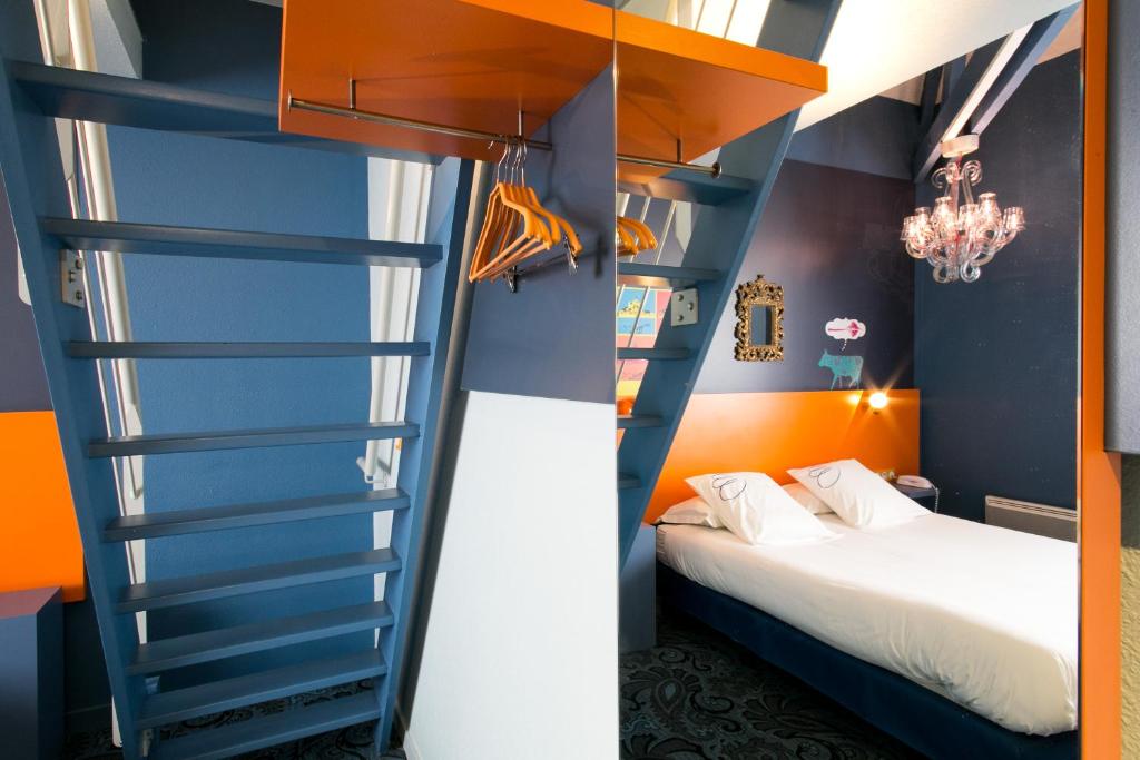 Postel nebo postele na pokoji v ubytování Hotel Gabriel