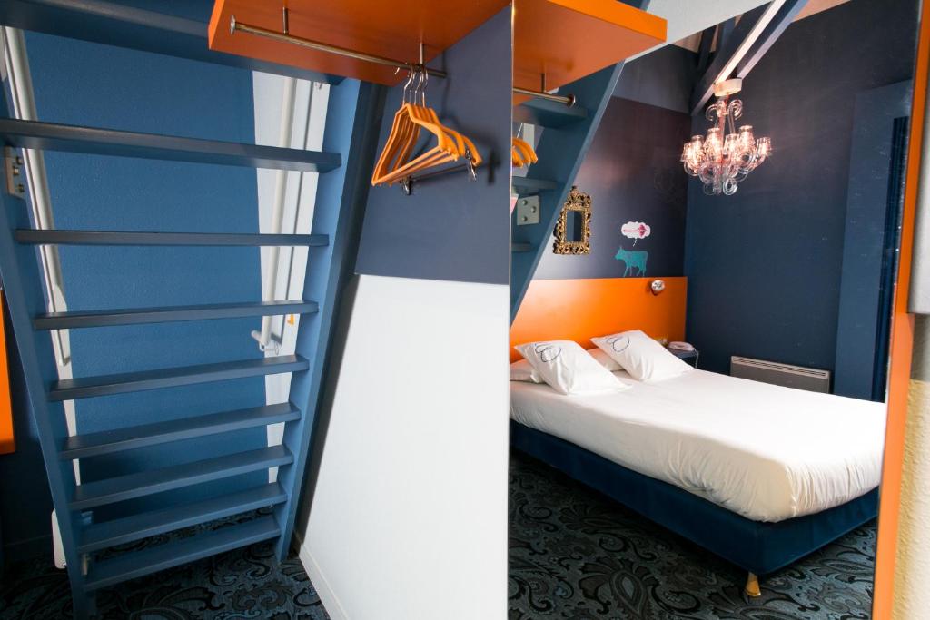 Postel nebo postele na pokoji v ubytování Hotel Gabriel