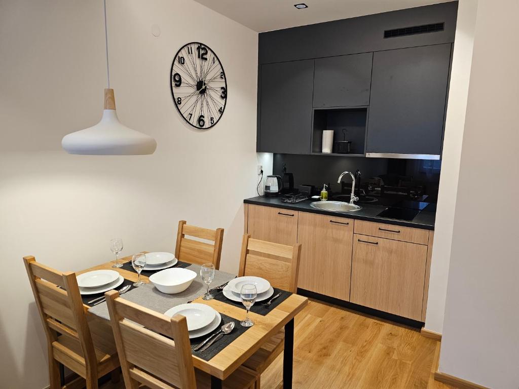Kuchyň nebo kuchyňský kout v ubytování Zlatni Javor, Apartment 408