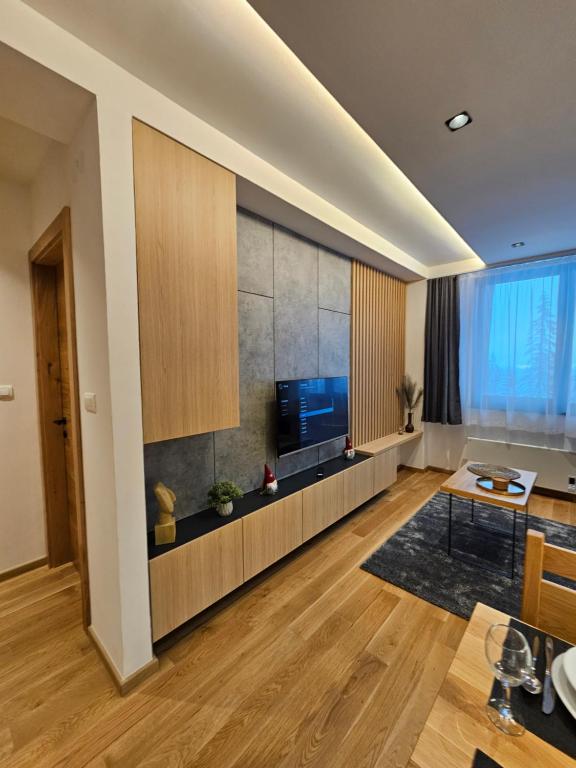 TV a/nebo společenská místnost v ubytování Zlatni Javor, Apartment 408