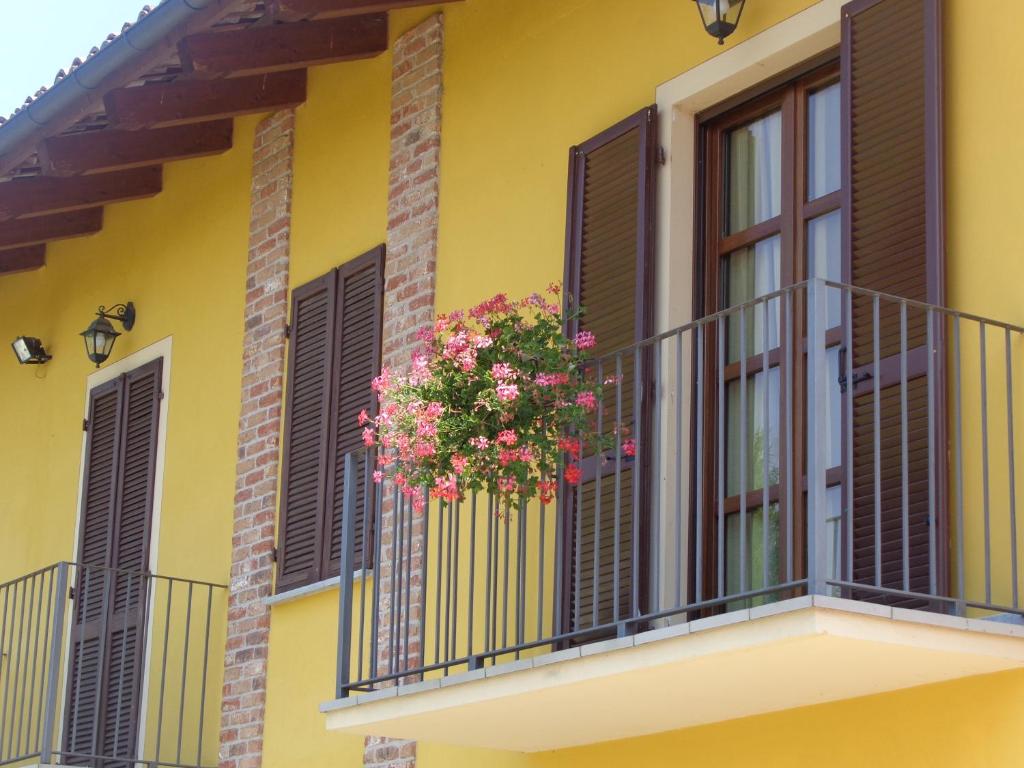 Balkón nebo terasa v ubytování La Casa in Rivalta