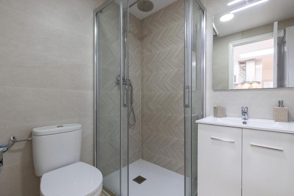 Kúpeľňa v ubytovaní UHC Michelangelo Apartments