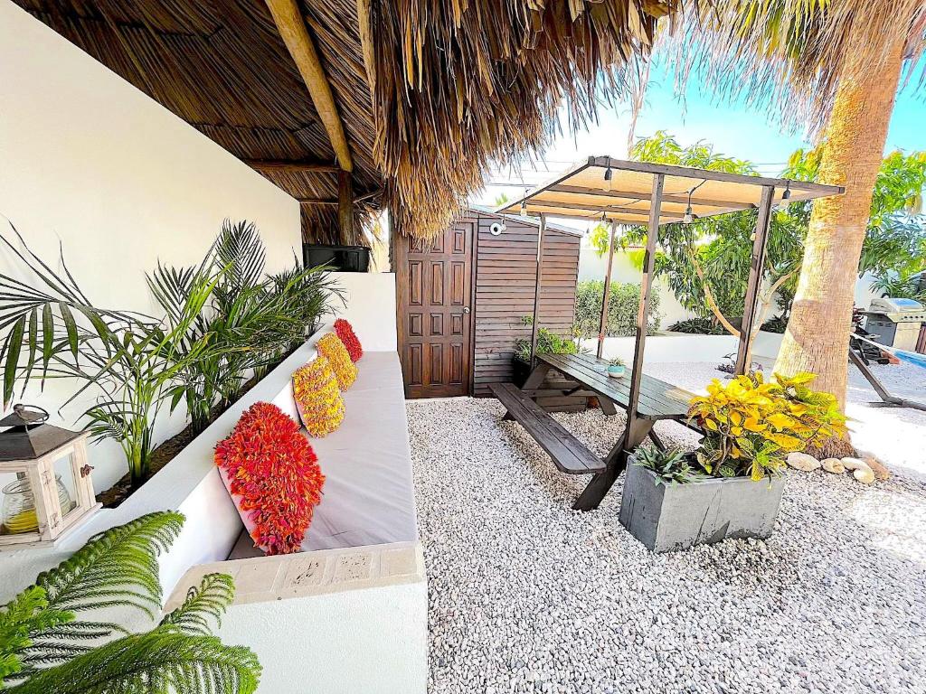 Zahrada ubytování Aruba Lagunita