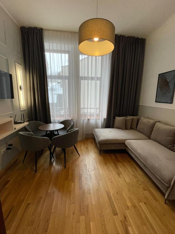 Posezení v ubytování ON/SET APARTHOTEL