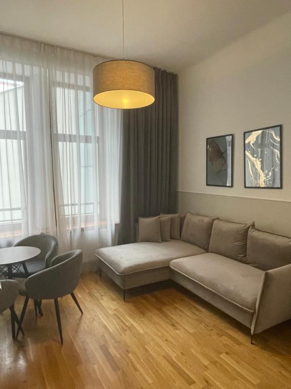 Posezení v ubytování ON/SET APARTHOTEL