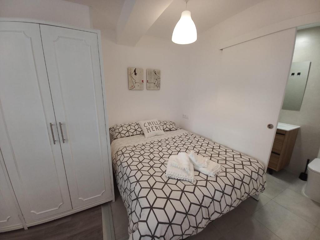 Postel nebo postele na pokoji v ubytování Apartamentos céntricos a 10 min de la playa
