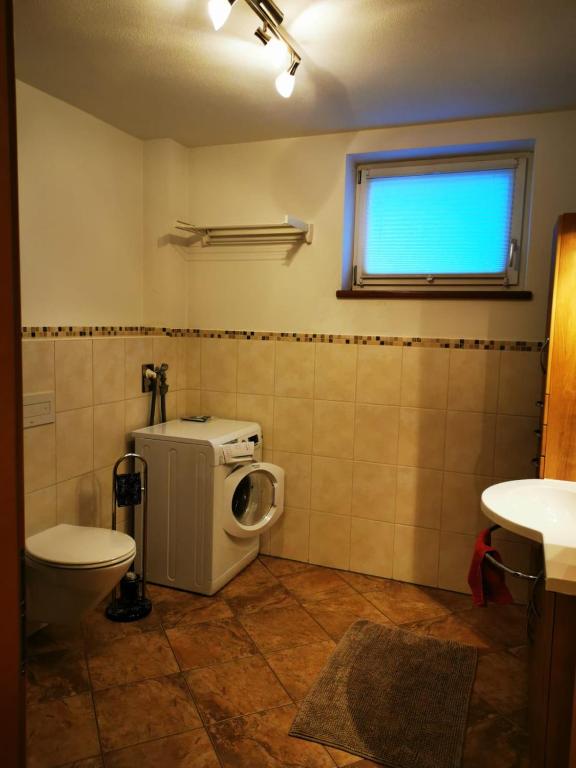 Koupelna v ubytování Ferienwohnung Obermoser