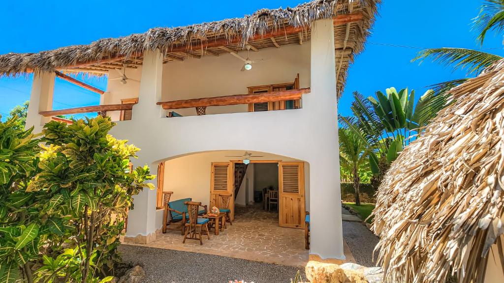 Balkón nebo terasa v ubytování Paradiso del Caribe