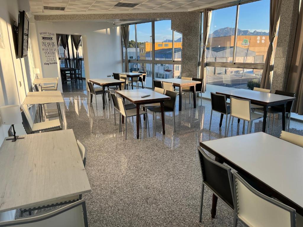 Restaurace v ubytování Hostal Kaizen