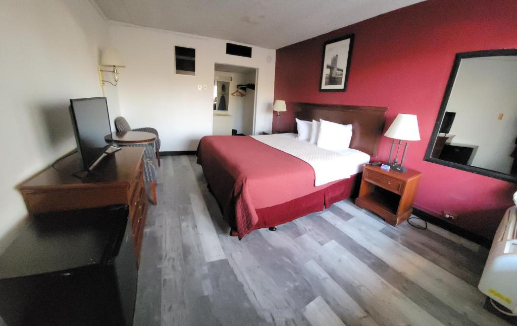 Postel nebo postele na pokoji v ubytování Newburgh Inn