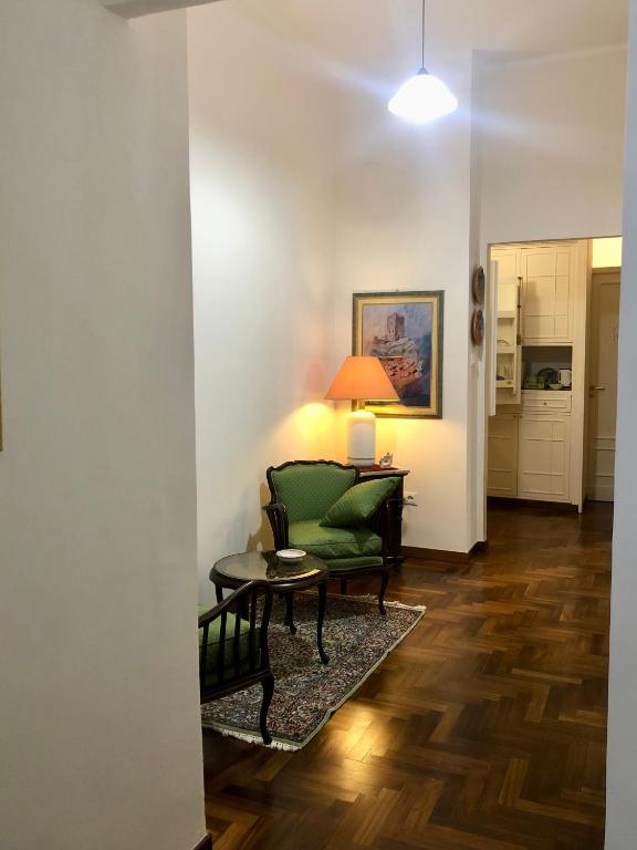 Posezení v ubytování G&G ROOMS