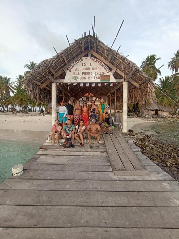Hosté ubytování San blas cabaña en isla del barco hundido