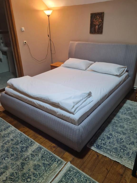Postel nebo postele na pokoji v ubytování Pensiunea Clasic