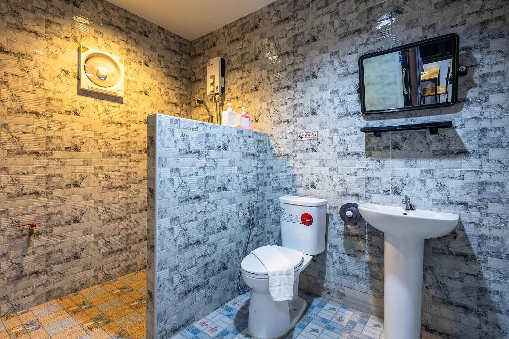 Koupelna v ubytování D-2 Home