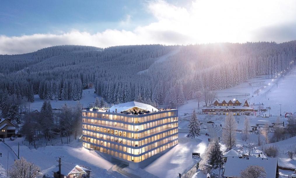 Το Biała Perła 204 Czarna Góra Resort τον χειμώνα