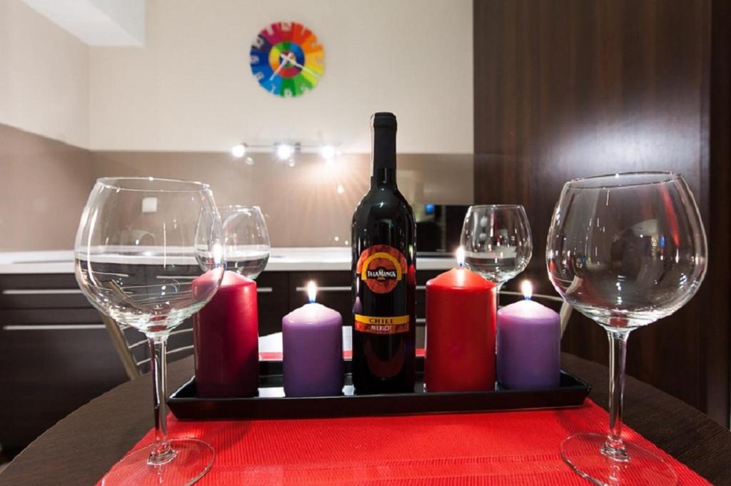 Nápoje v ubytovaní Apartament Widokowy 40