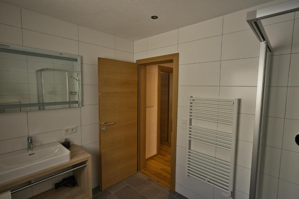 Koupelna v ubytování Haus Timmler
