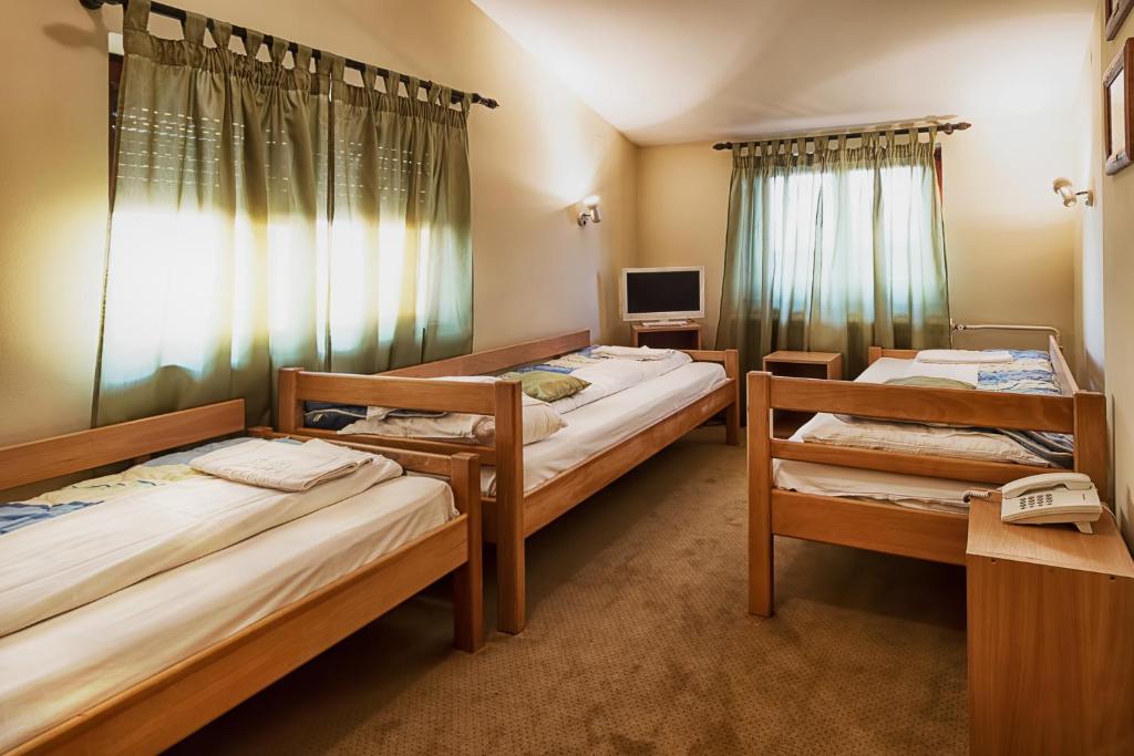 Postel nebo postele na pokoji v ubytování Konak Vukasinovic