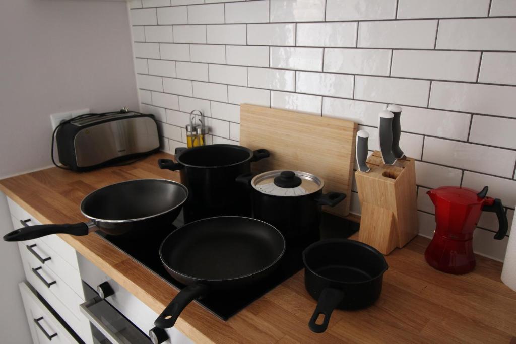 A kitchen or kitchenette at Cómodo piso en el Pirineo Aragonés