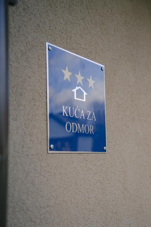 Certifikát, hodnocení, plakát nebo jiný dokument vystavený v ubytování Kuća za odmor Ana