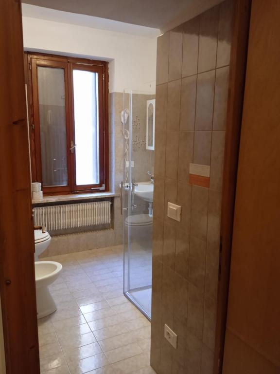 Koupelna v ubytování HOTEL BRUSTOLON