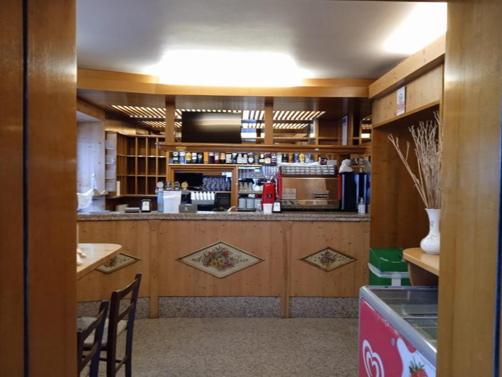 Kuchyň nebo kuchyňský kout v ubytování HOTEL BRUSTOLON