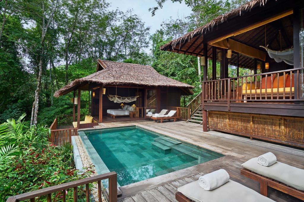 Bazén v ubytování Six Senses Yao Noi nebo v jeho okolí