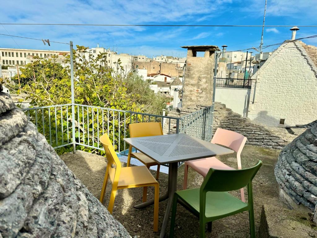 Balkon lub taras w obiekcie Trulli Fenice Alberobello