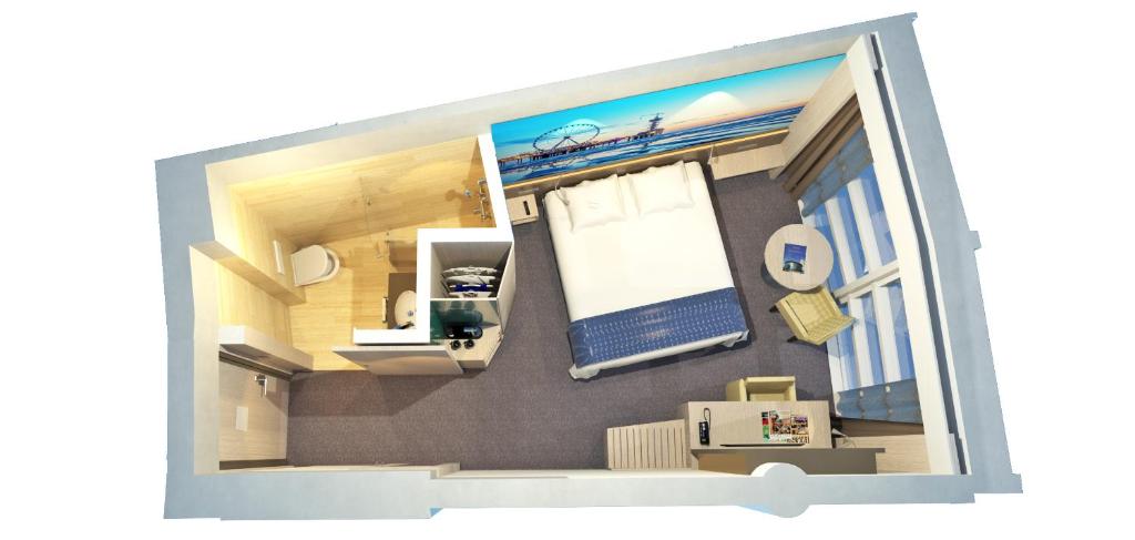 Kuchyň nebo kuchyňský kout v ubytování Ramada The Hague Scheveningen