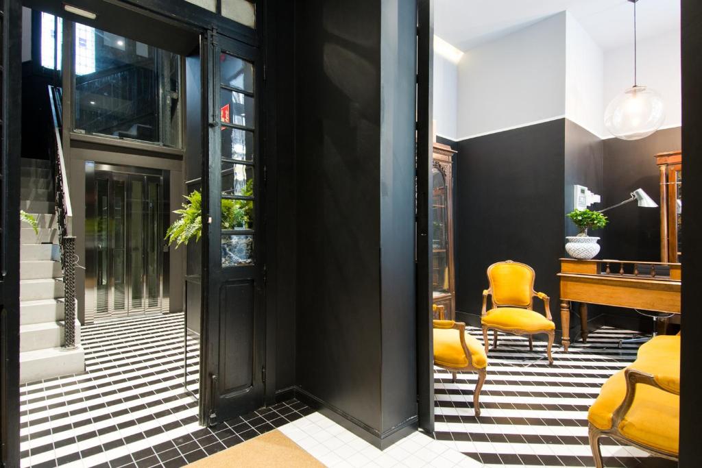 Zona de estar de Amor de Dios 17 Boutique Apartments