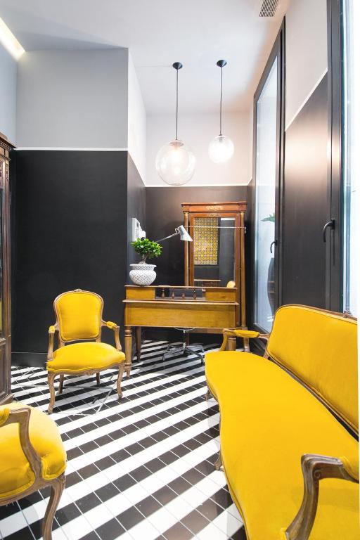 Zona de estar de Amor de Dios 17 Boutique Apartments