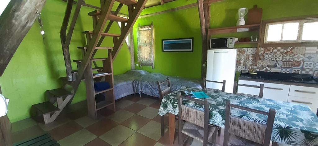 Kuchyň nebo kuchyňský kout v ubytování Vila da Mata Hospedagem