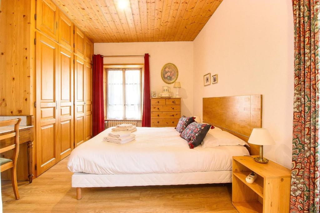 Posteľ alebo postele v izbe v ubytovaní Maison Emile Devouassoud