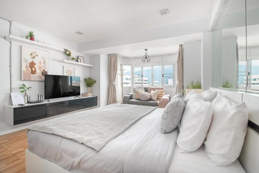 Cozy A at Nimman Studio Room in Condominium - Appartamento Con Vista Montagna