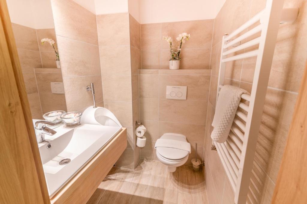 Koupelna v ubytování Albtalblick Ihr Wellness- & Wanderhotel