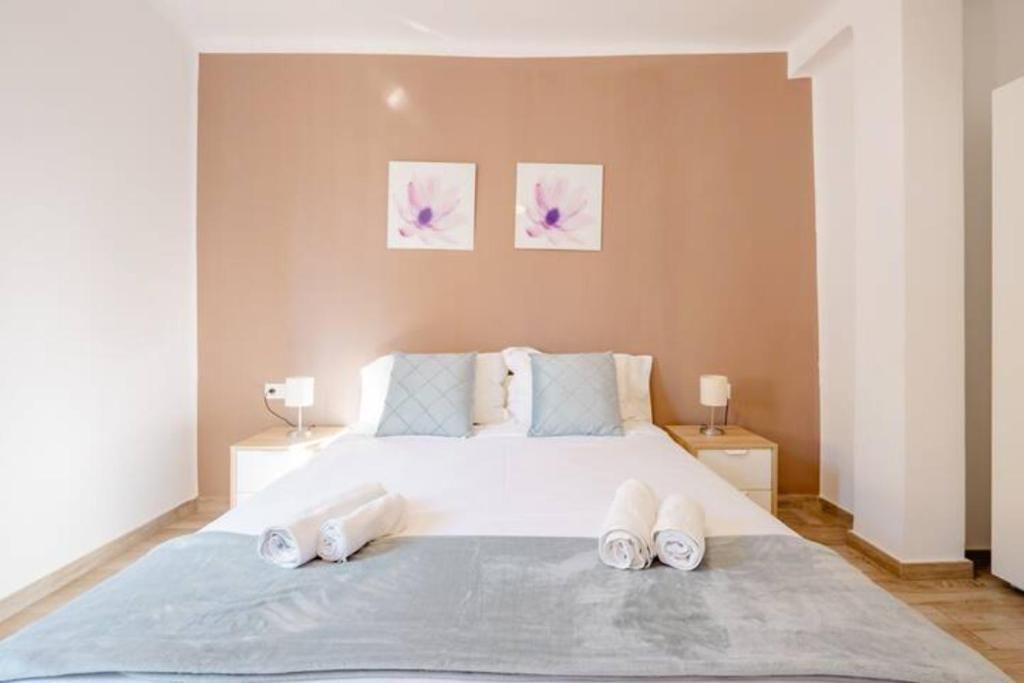Posteľ alebo postele v izbe v ubytovaní Apartamento Fuentecilla Céntrico