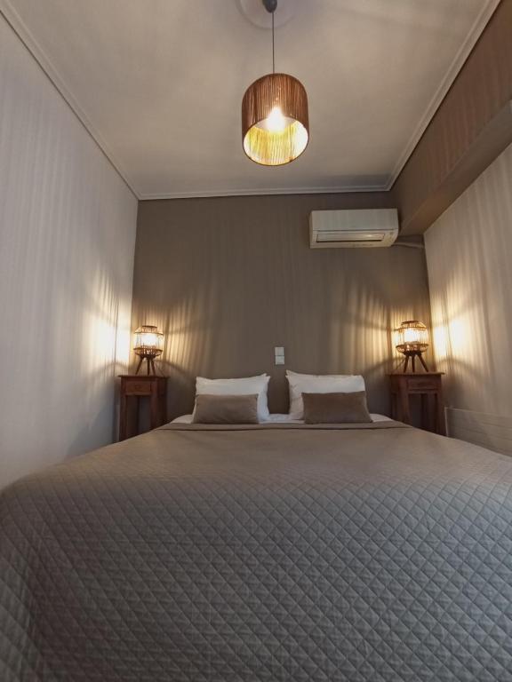 Postel nebo postele na pokoji v ubytování 115m2 K.G HOME